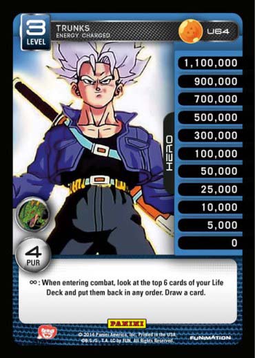 Trunks, Energy Charged